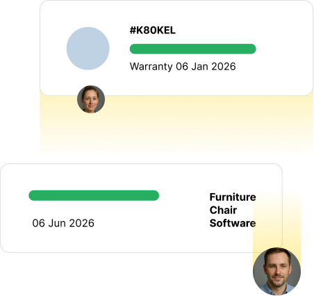 Furniture and utility asset tracking with UpBuff ATS