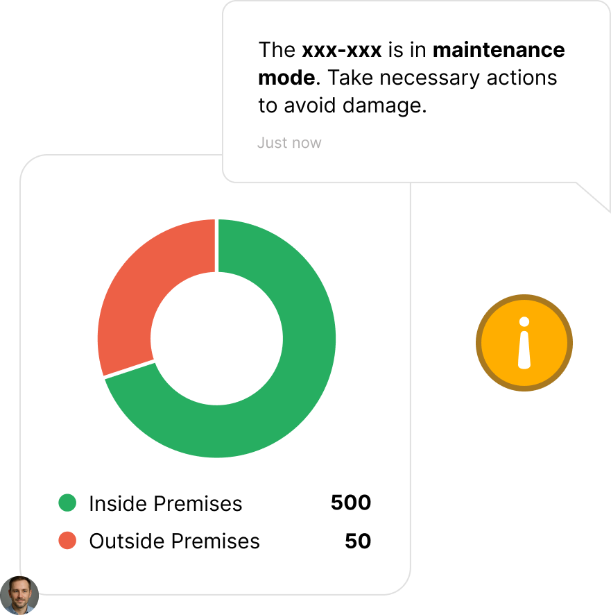 UpBuff Asset Tracking System — real-time enterprise asset management with IoT preventive maintenance and barcode/QR/RFID tracking