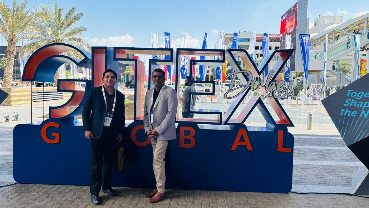 Shiburaj and Rajesh at GITEX